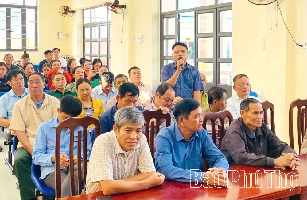 Tổ Đại biểu HĐND tỉnh tiếp x&uacute;c cử tri x&atilde; Đại Đồng