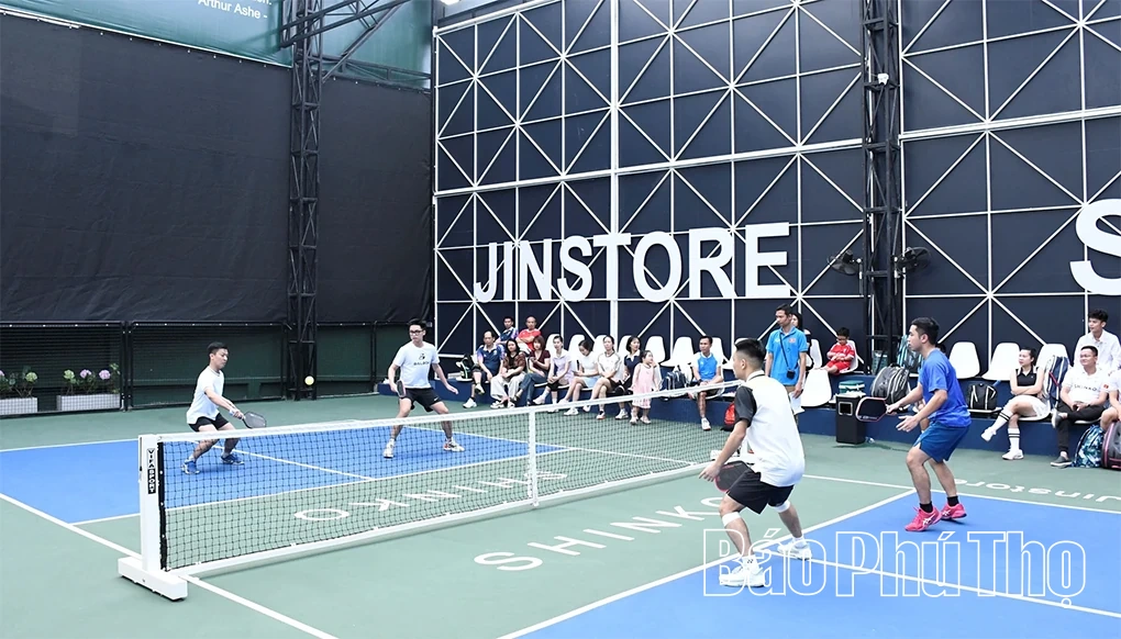 Giải Pickleball phường Vĩnh Phúc chào mừng thành công cuộc bầu cử