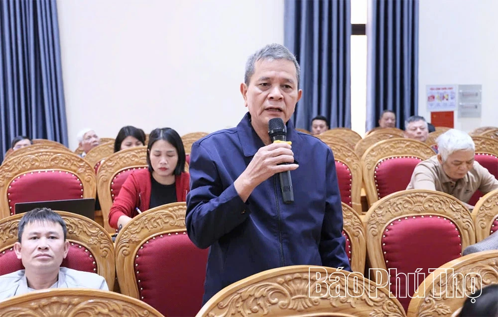 Đại biểu HĐND tỉnh tiếp xúc cử tri tại phường Vĩnh Phúc