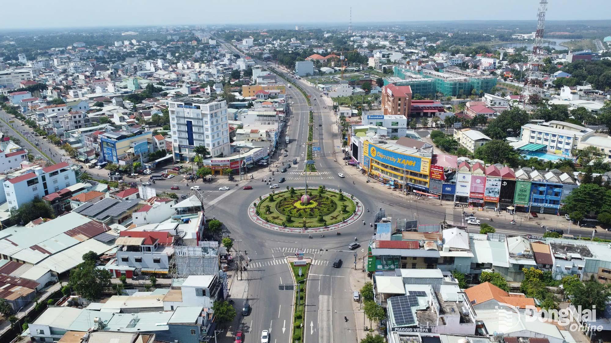 Một góc đô thị phường Bình Phước, tỉnh Đồng Nai. Ảnh: CTV