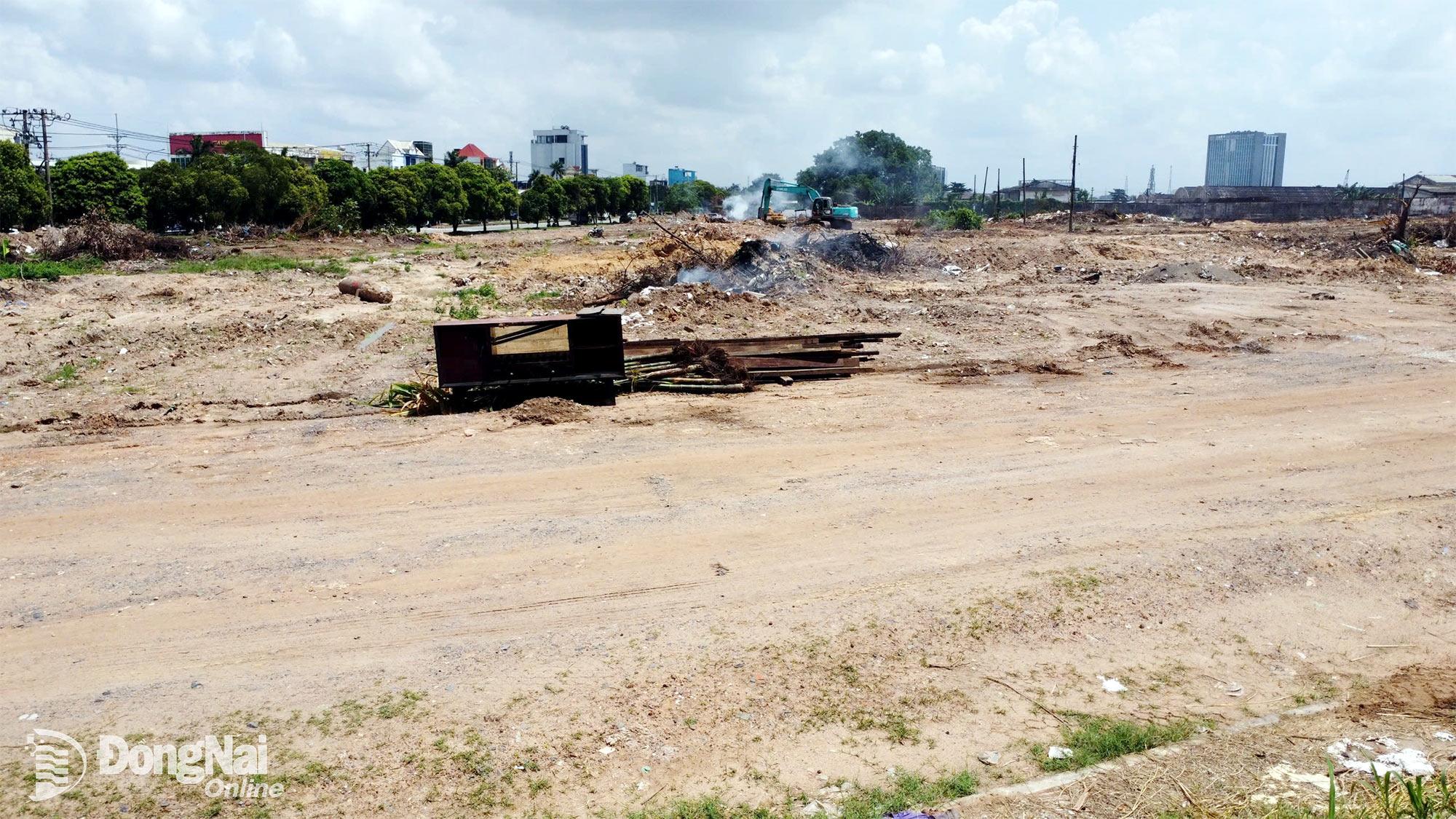 Khu vực ưu ti&ecirc;n số 1 ở Khu c&ocirc;ng nghiệp Bi&ecirc;n H&ograve;a 1 phần lớn diện t&iacute;ch đ&atilde; giải ph&oacute;ng mặt bằng. Ảnh: Ho&agrave;ng Lộc