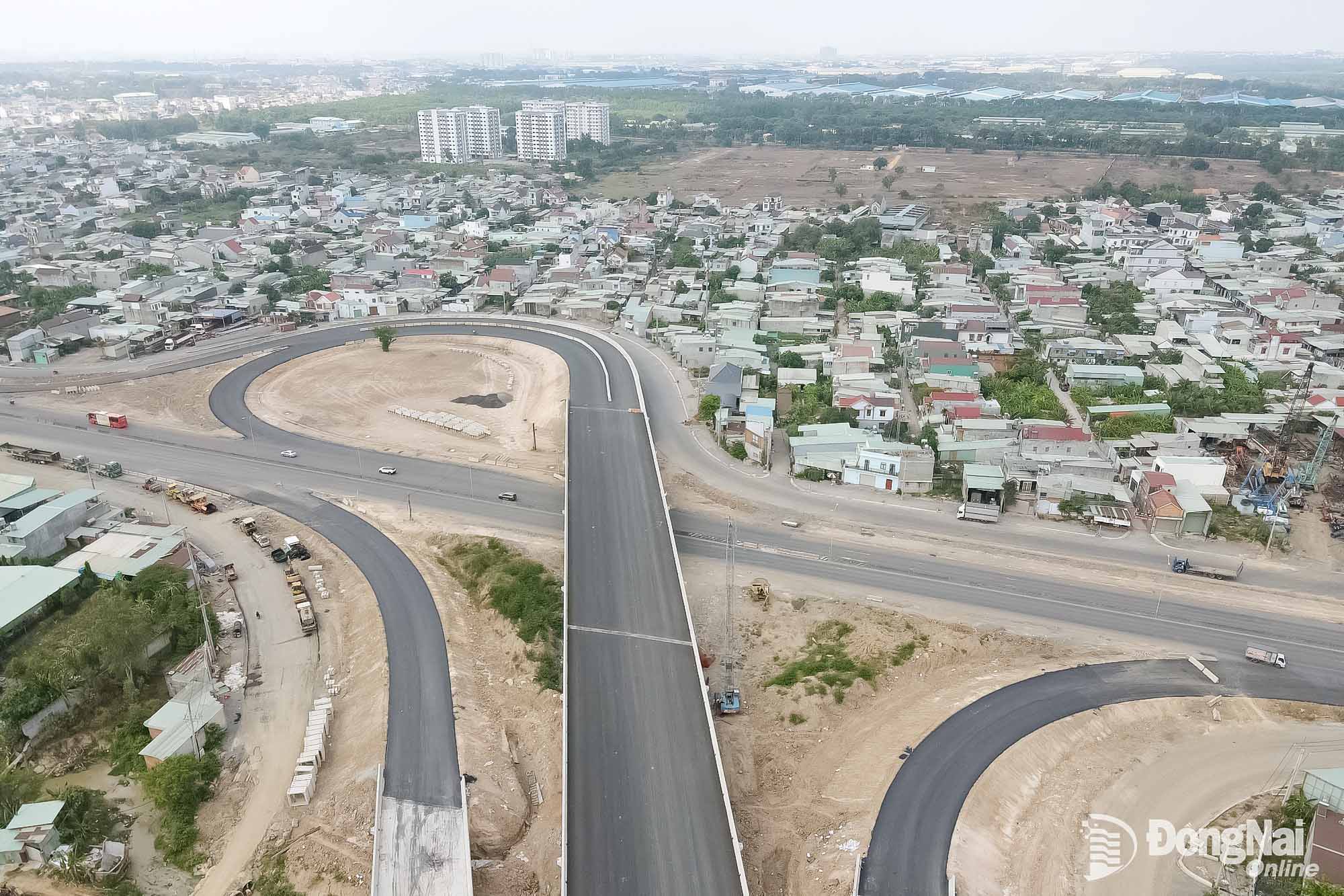 Đồng Nai tập trung ưu tiên đầu tư hạ tầng giao thông để tạo động lực bứt phá phát triển. (Ảnh: Dự án Thành phần 1, cao tốc Biên Hòa- Vũng Tàu dự kiến đưa vào khai thác vào cuối tháng 4-2026).