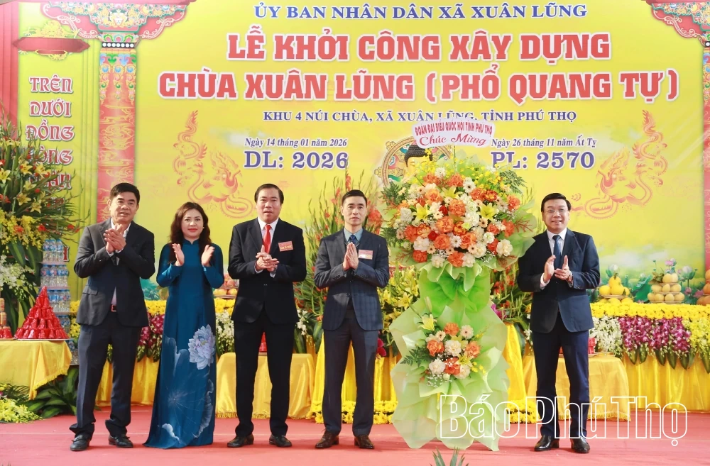 Khởi c&ocirc;ng c&ocirc;ng tr&igrave;nh tu bổ, t&ocirc;n tạo Di t&iacute;ch quốc gia ch&ugrave;a Xu&acirc;n Lũng