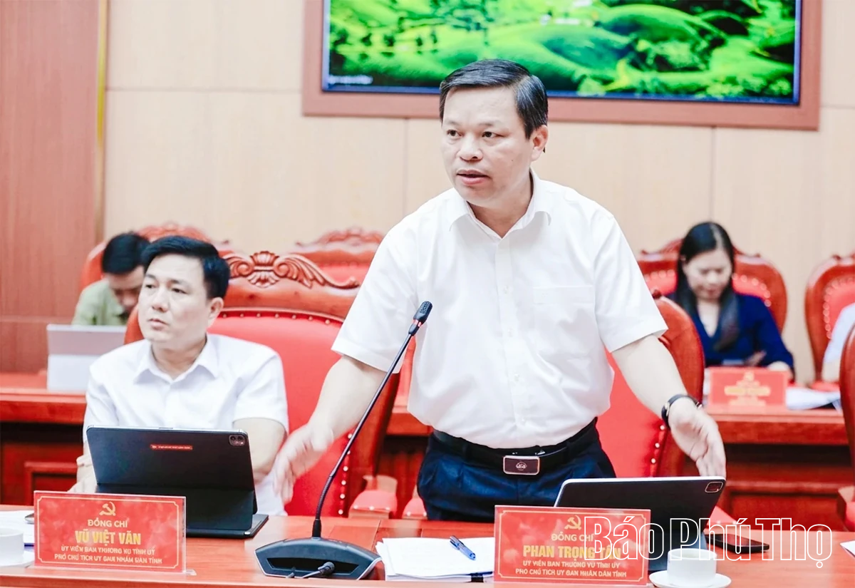 Ban Thường vụ Tỉnh ủy cho ý kiến nhiều nội dung quan trọng về phát triển kinh tế - xã hội