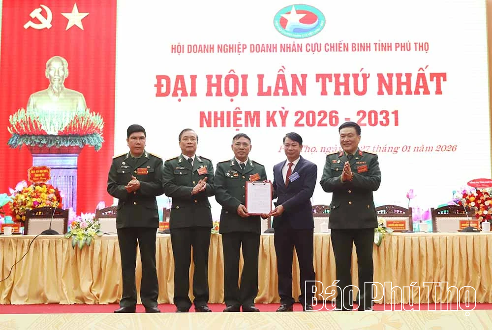 Đại hội Hội Doanh nghiệp doanh nh&acirc;n Cựu chiến binh tỉnh lần thứ Nhất, nhiệm kỳ 2026-2031
