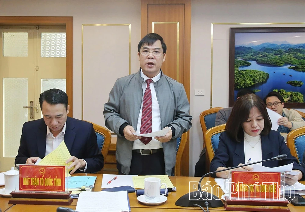 Ban Văn hóa - Xã hội thẩm tra các nội dung trình tại Kỳ họp chuyên đề thứ Tư, HĐND khóa XIX