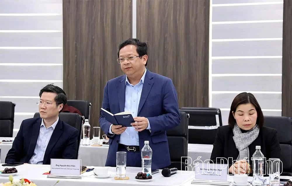 Đo&agrave;n c&ocirc;ng t&aacute;c của Ban Ch&iacute;nh s&aacute;ch, chiến lược Trung ương khảo s&aacute;t tại C&ocirc;ng ty Honda Việt Nam v&agrave; Tập đo&agrave;n CNCTech