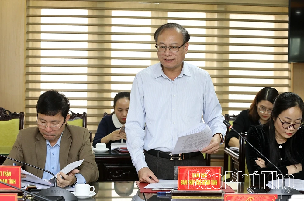 Ban Ph&aacute;p chế, HĐND tỉnh thẩm tra c&aacute;c dự thảo nghị quyết tr&igrave;nh kỳ họp chuy&ecirc;n đề thứ 5, HĐND tỉnh kho&aacute; XIX