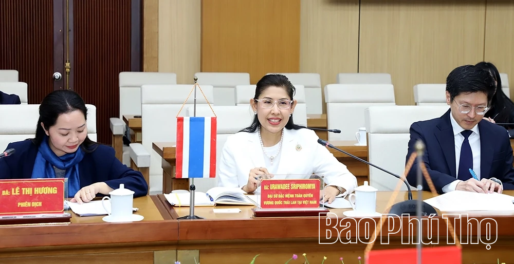 Thúc đẩy hợp tác đầu tư giữa Phú Thọ với các doanh nghiệp Thái Lan
