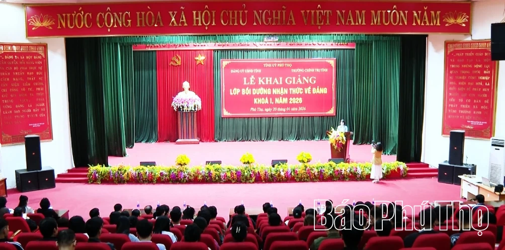 Khai mạc lớp bồi dưỡng nhận thức về Đảng kh&oacute;a I, năm 2026