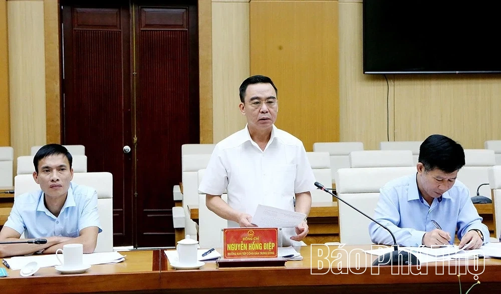 Tổ công tác Thanh tra chính phủ làm việc tại tỉnh