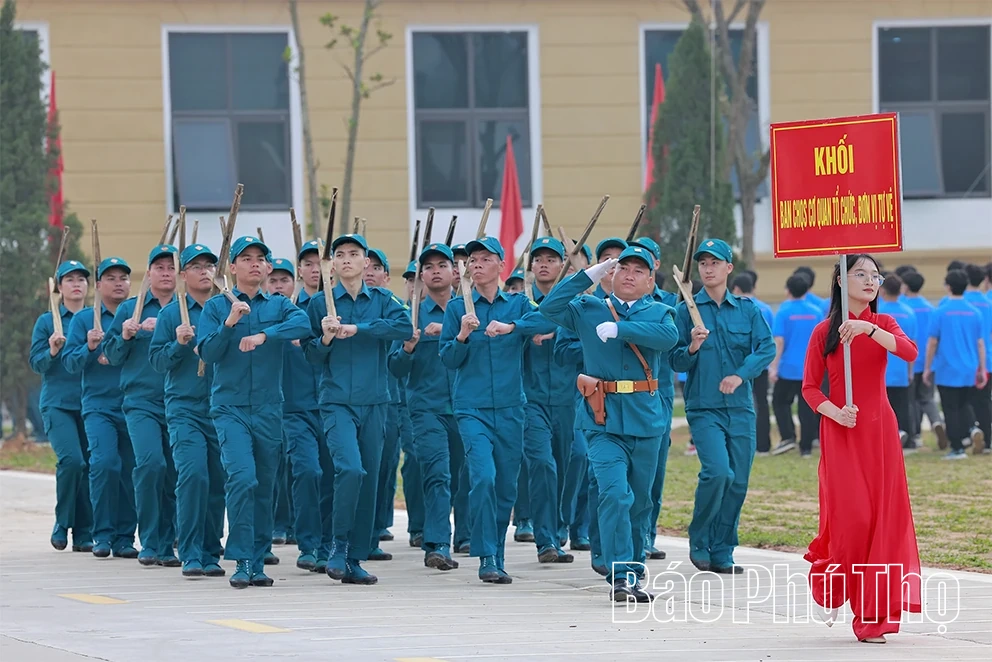 Bộ Chỉ huy quân sự tỉnh Phú Thọ ra quân huấn luyện năm 2026