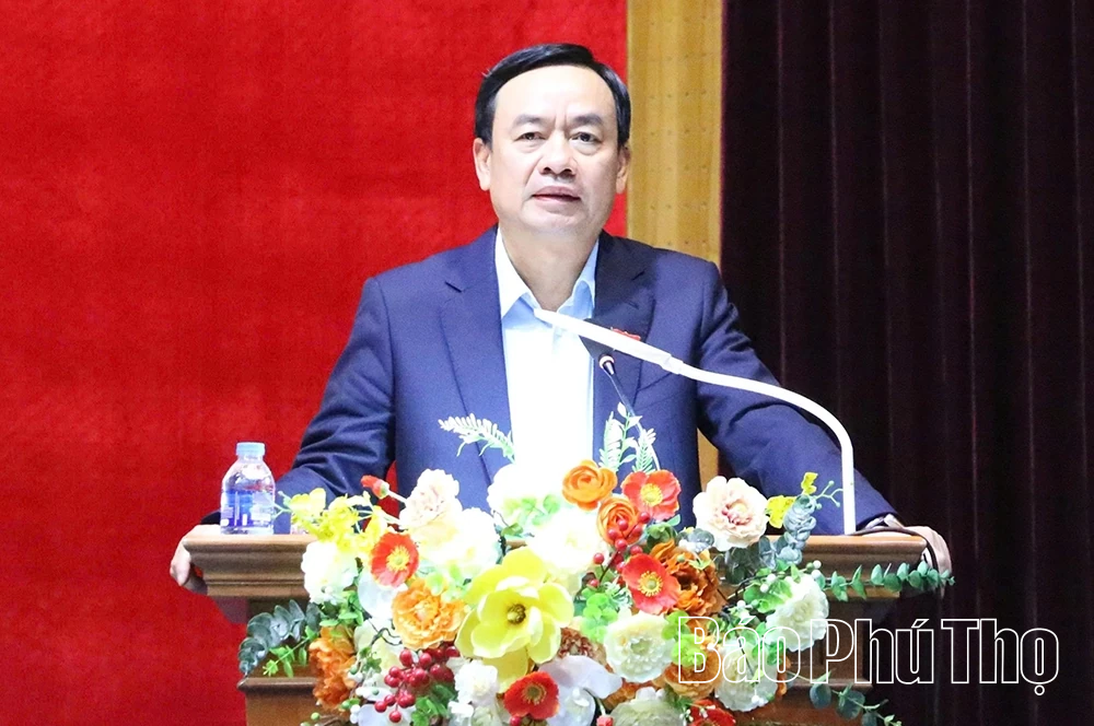 Tổ đại biểu HĐND tỉnh cụm H&ograve;a B&igrave;nh tiếp x&uacute;c cử tri sau Kỳ họp thứ Hai, HĐND tỉnh kh&oacute;a XIX