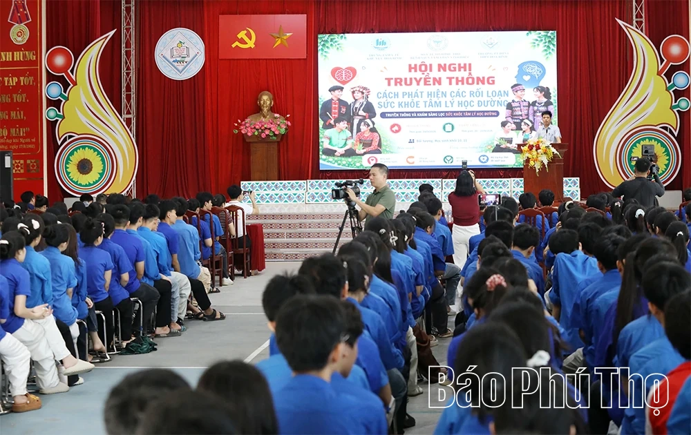 Truyền thông và sàng lọc sức khỏe tâm lý cho hơn 560 học sinh dân tộc thiểu số