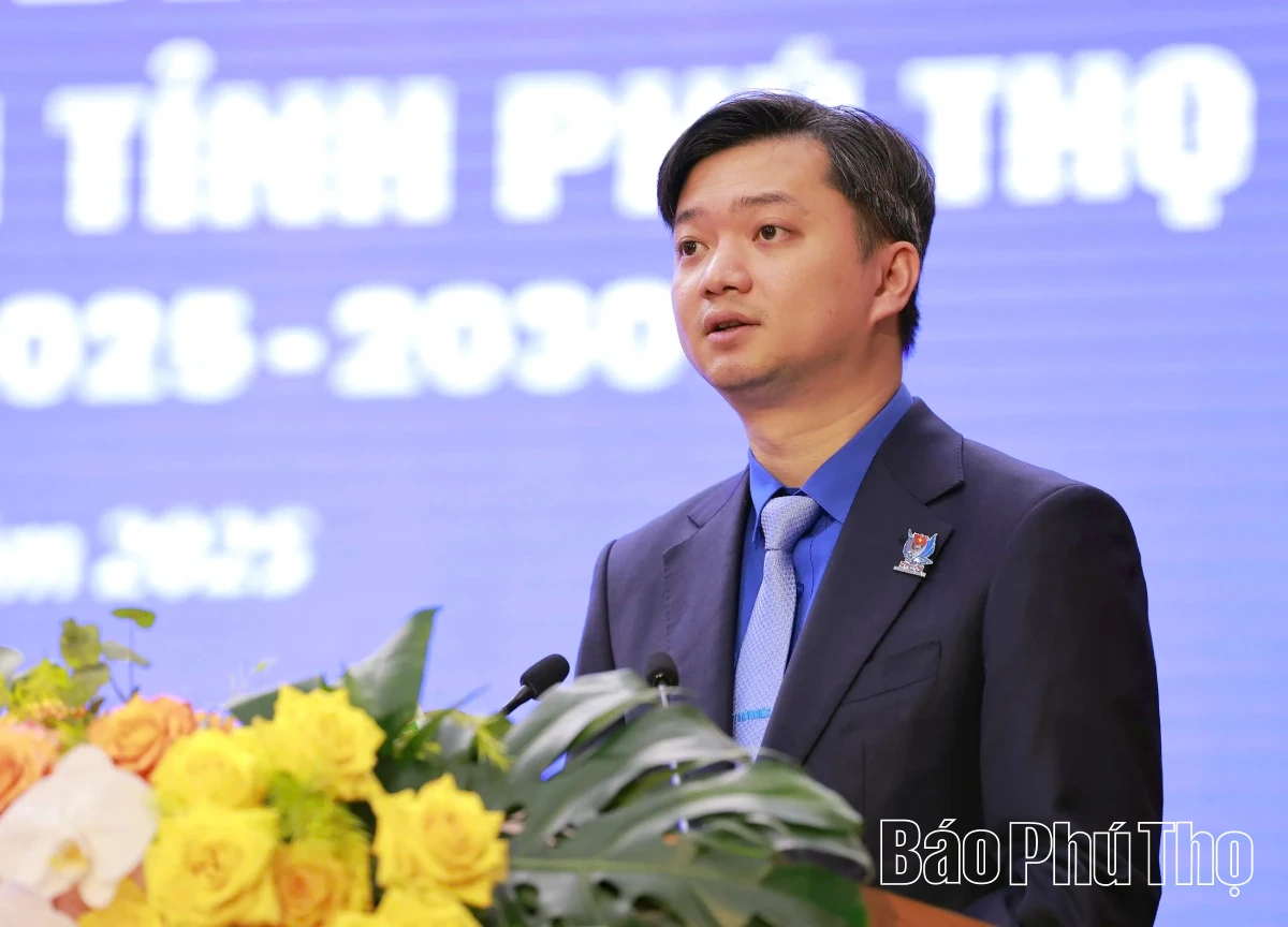 Đại hội đại biểu Đo&agrave;n TNCS Hồ Ch&iacute; Minh tỉnh Ph&uacute; Thọ lần thứ I, nhiệm kỳ 2025 - 2030