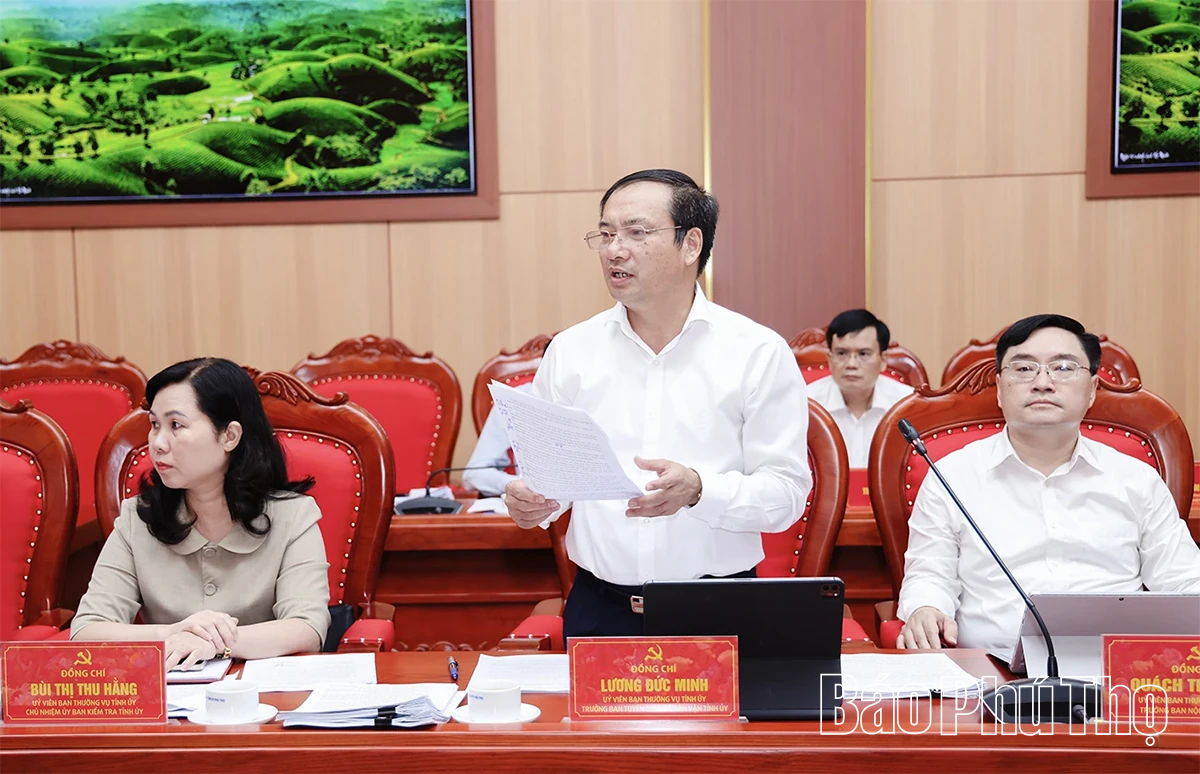Ban Thường vụ Tỉnh ủy cho ý kiến nhiều nội dung quan trọng về phát triển kinh tế - xã hội