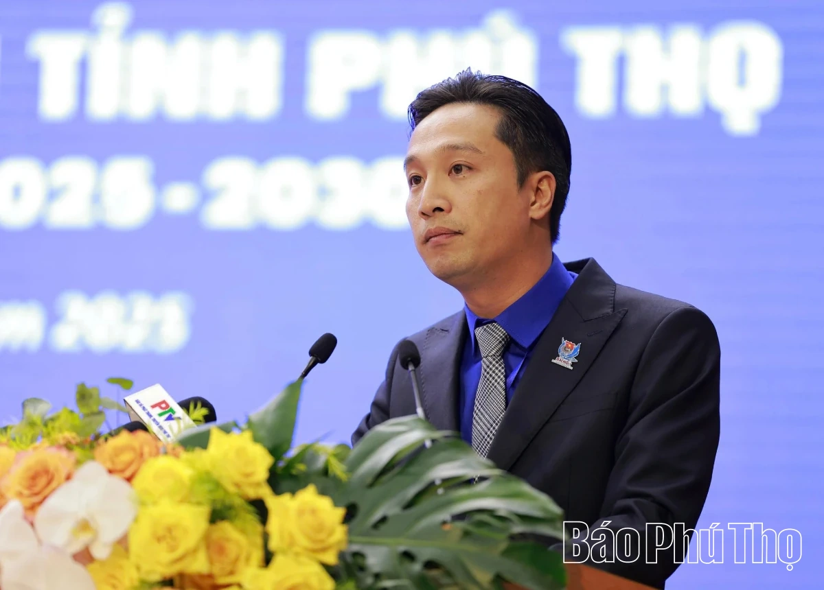 Đại hội đại biểu Đo&agrave;n TNCS Hồ Ch&iacute; Minh tỉnh Ph&uacute; Thọ lần thứ I, nhiệm kỳ 2025 - 2030