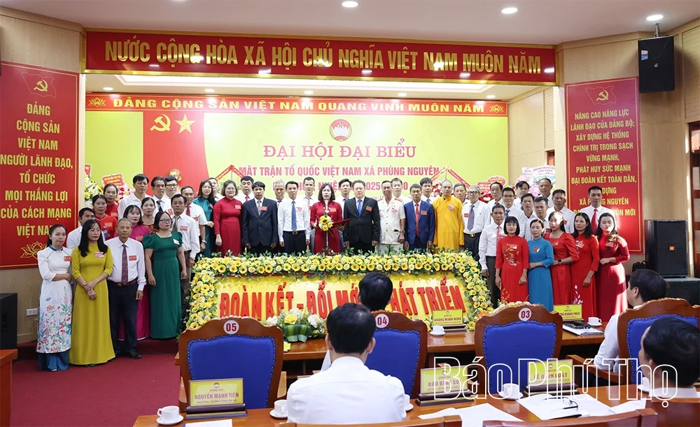 Đại hội đại biểu Mặt trận Tổ quốc xã Phùng Nguyên lần thứ I, nhiệm kỳ 2025-2030