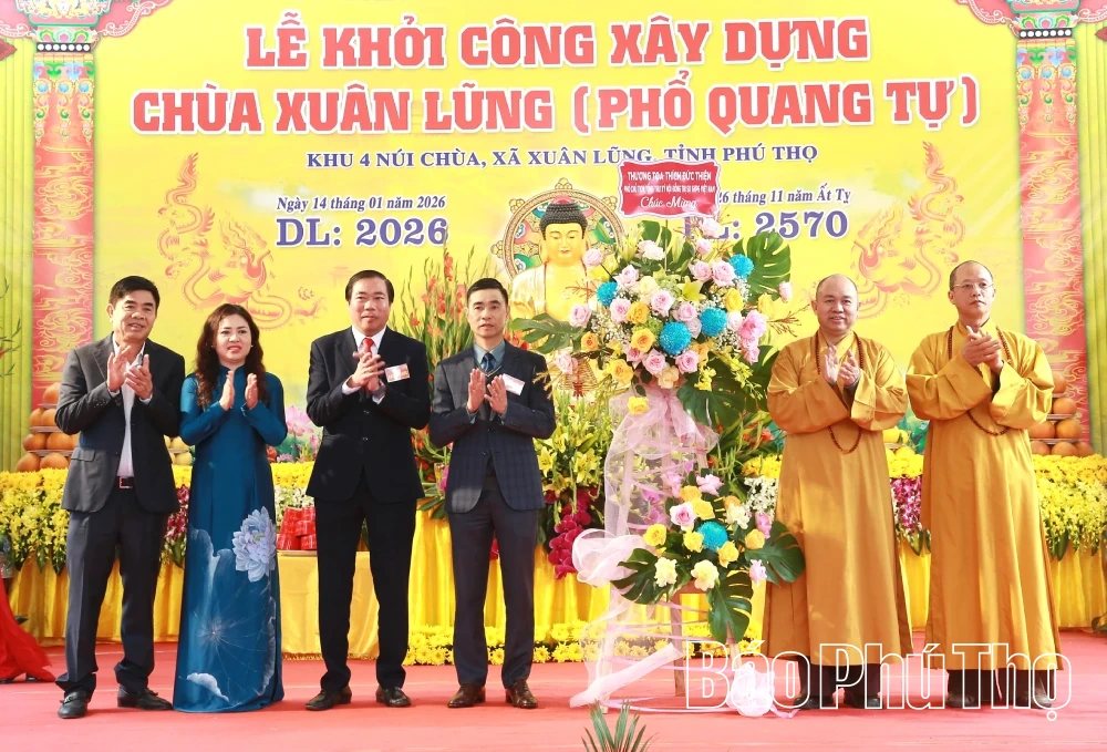 Khởi c&ocirc;ng c&ocirc;ng tr&igrave;nh tu bổ, t&ocirc;n tạo Di t&iacute;ch quốc gia ch&ugrave;a Xu&acirc;n Lũng