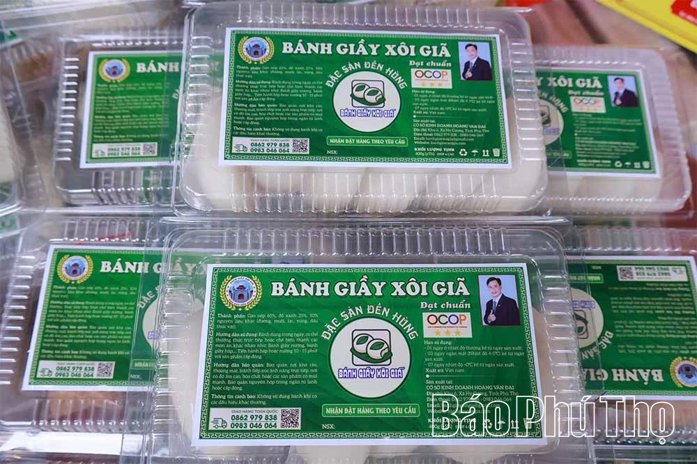 Dẻo thơm bánh giầy xôi giã trên quê hương Đất Tổ