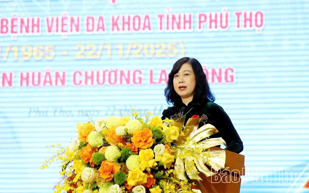 Bệnh viện Đa khoa tỉnh Phú Thọ kỷ niệm 60 năm thành lập và đón nhận Huân chương Lao động hạng Ba