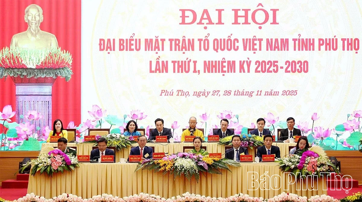 Đại hội đại biểu MTTQ tỉnh Phú Thọ: Hoàn thành phiên làm việc thứ Nhất với tinh thần đoàn kết - trách nhiệm