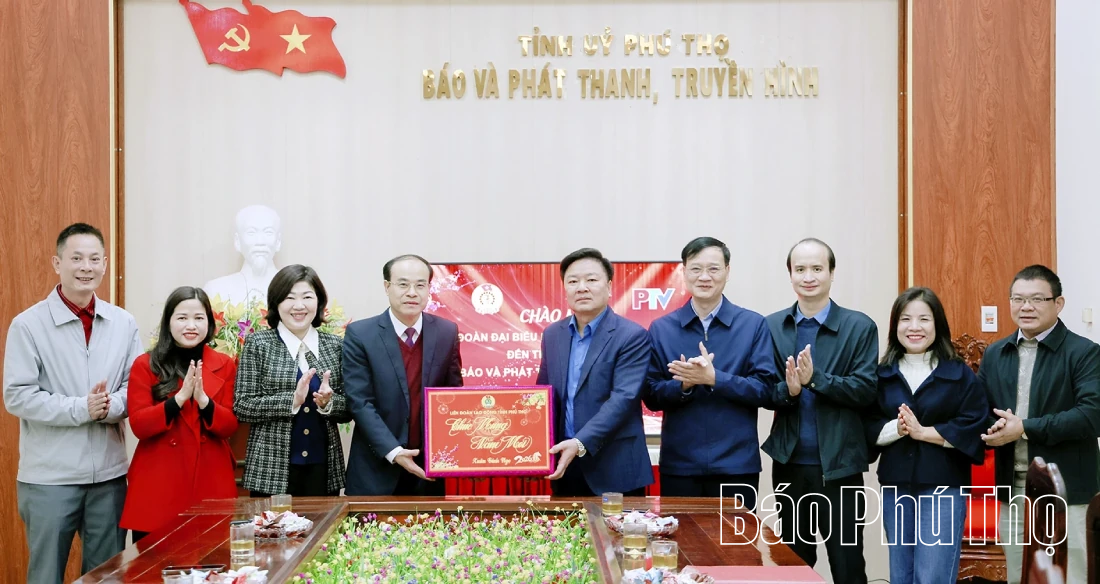 Liên đoàn Lao động tỉnh thăm, chúc Tết các cơ quan, đơn vị