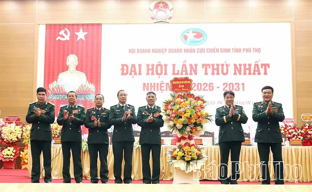 Đại hội Hội Doanh nghiệp doanh nh&acirc;n Cựu chiến binh tỉnh lần thứ Nhất, nhiệm kỳ 2026-2031