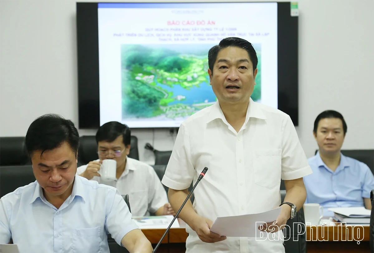 Thẩm định đồ án quy hoạch phát triển du lịch dịch vụ trên địa bàn tỉnh