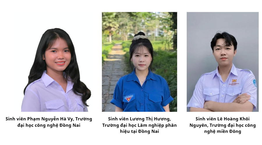 Ch&acirc;n dung 3 sinh vi&ecirc;n đoạt giải thưởng Sao Th&aacute;ng Gi&ecirc;ng năm 2025.