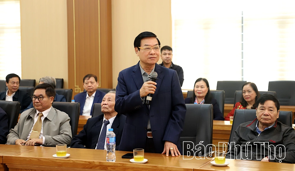 Ban liên lạc hưu trí Tỉnh ủy viên Phú Thọ gặp mặt đầu Xuân Bính Ngọ
