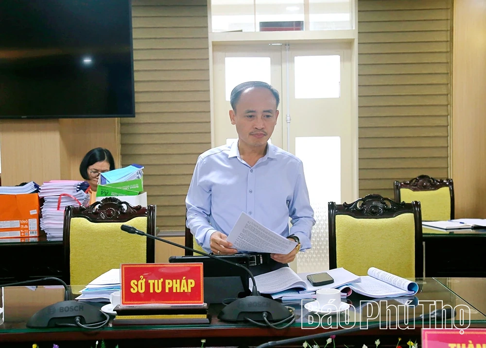 Ban Văn hóa - Xã hội thẩm tra các nội dung trình tại kỳ họp thứ chuyên đề thứ Ba, HĐND tỉnh