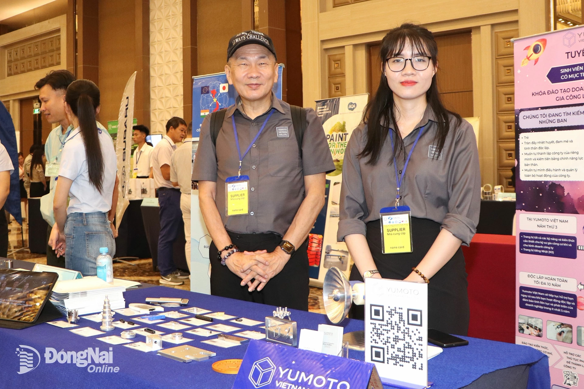 Doanh nghiệp trưng b&agrave;y sản phẩm h&agrave;ng h&oacute;a tại Hội nghị Kết nối giao thương&nbsp;Việt Nam - Nhật Bản diễn ra tại Đồng Nai th&aacute;ng&nbsp;11-2025.