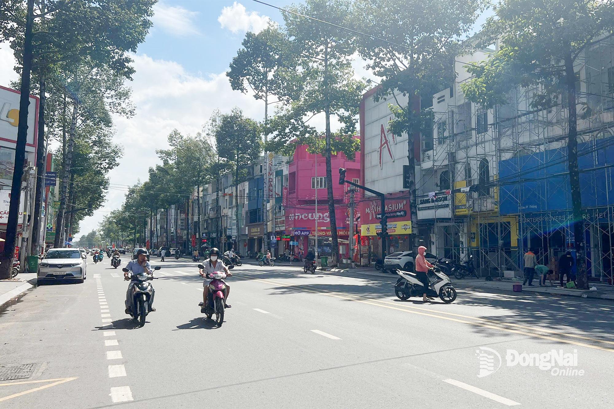 Một khu dân cư được quy hoạch xây dựng khá đẹp tại phường Trấn Biên. Ảnh: Kim Liễu