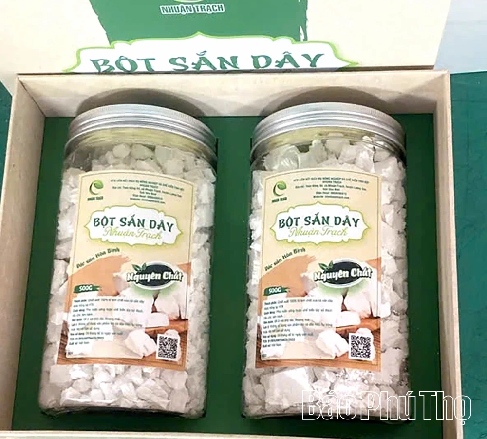 Mát lành bột sắn dây Nhuận Trạch