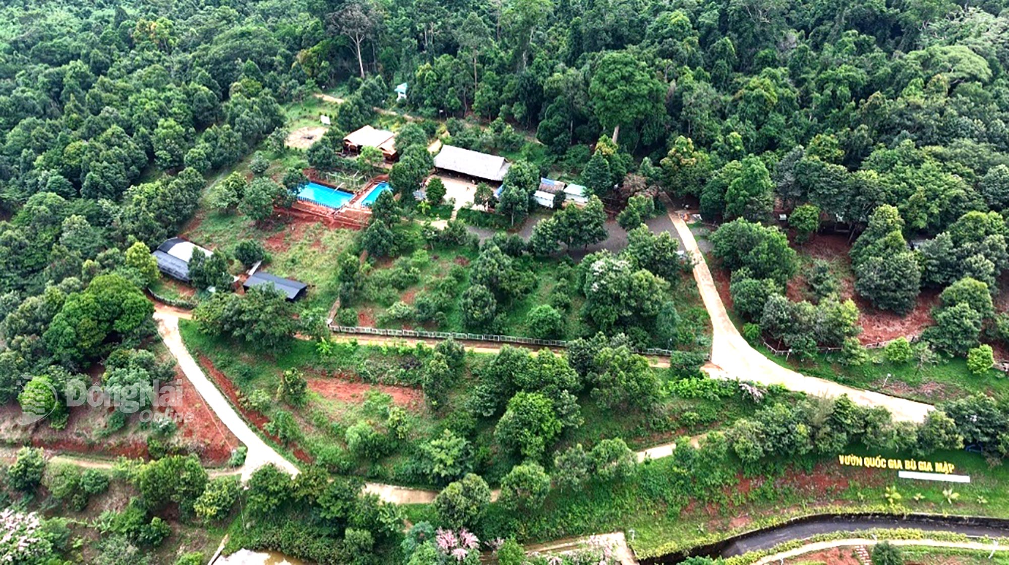 Bù Gia Mập là một trong 11 xã được công nhận là xã miền núi trên địa bàn tỉnh Đồng Nai. Trong ảnh: Một góc Vườn quốc gia Bù Gia Mập nhìn từ trên cao. Ãnh tư liệu