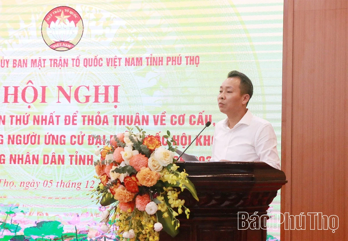 Thoả thuận cơ cấu, thành phần, số lượng người ứng cử ĐBQH và HĐND tỉnh nhiệm kỳ 2026 - 2031