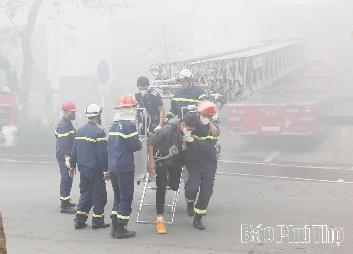 Thực tập phương án chữa cháy và cứu nạn, cứu hộ cấp tỉnh