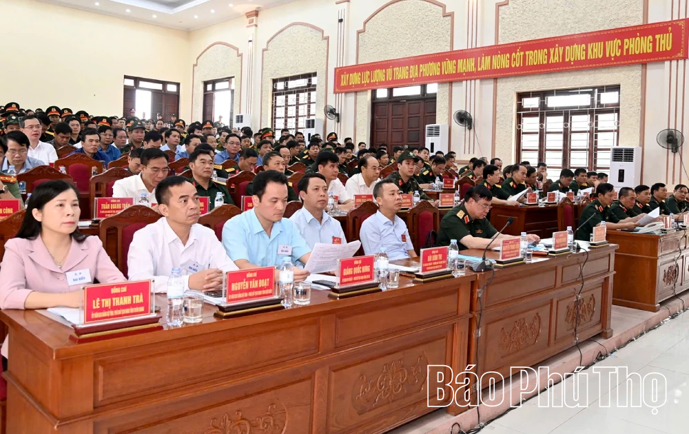 Khai mạc Diễn tập tác chiến xã Đồng Lương trong khu vực phòng thủ năm 2026
