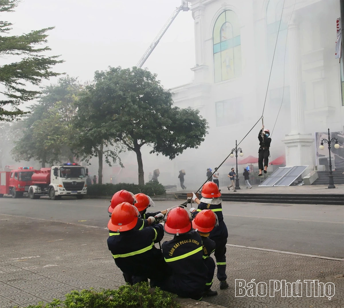 Thực tập phương án chữa cháy và cứu nạn, cứu hộ cấp tỉnh