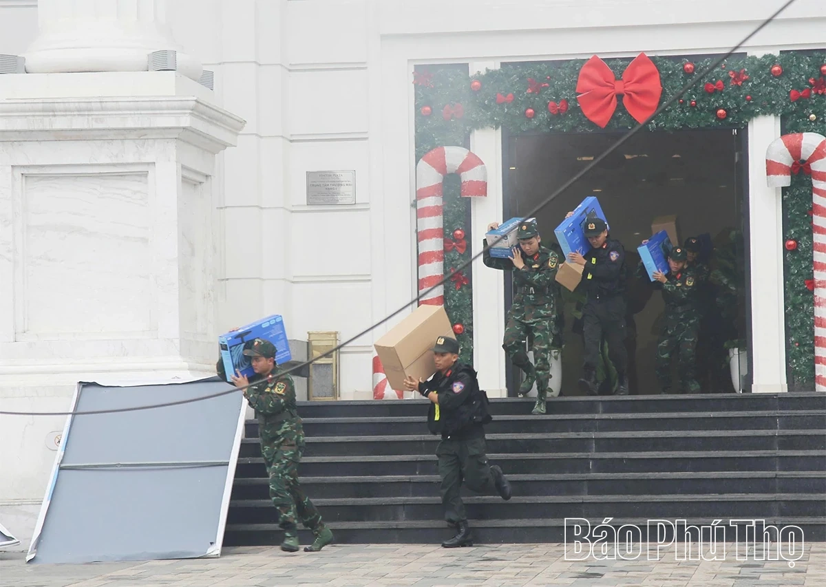 Thực tập phương án chữa cháy và cứu nạn, cứu hộ cấp tỉnh