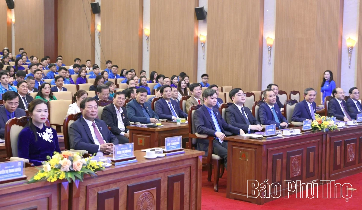 Đại hội đại biểu Đo&agrave;n TNCS Hồ Ch&iacute; Minh tỉnh Ph&uacute; Thọ lần thứ I, nhiệm kỳ 2025 - 2030