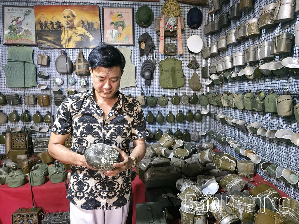 Độc đáo “bảo tàng chiến tranh” của anh Thập