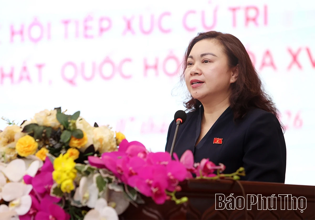 Bí thư Tỉnh ủy Phạm Đại Dương và các ĐBQH tỉnh tiếp xúc cử tri tại các xã Thanh Ba, Đông Thành, Hoàng Cương