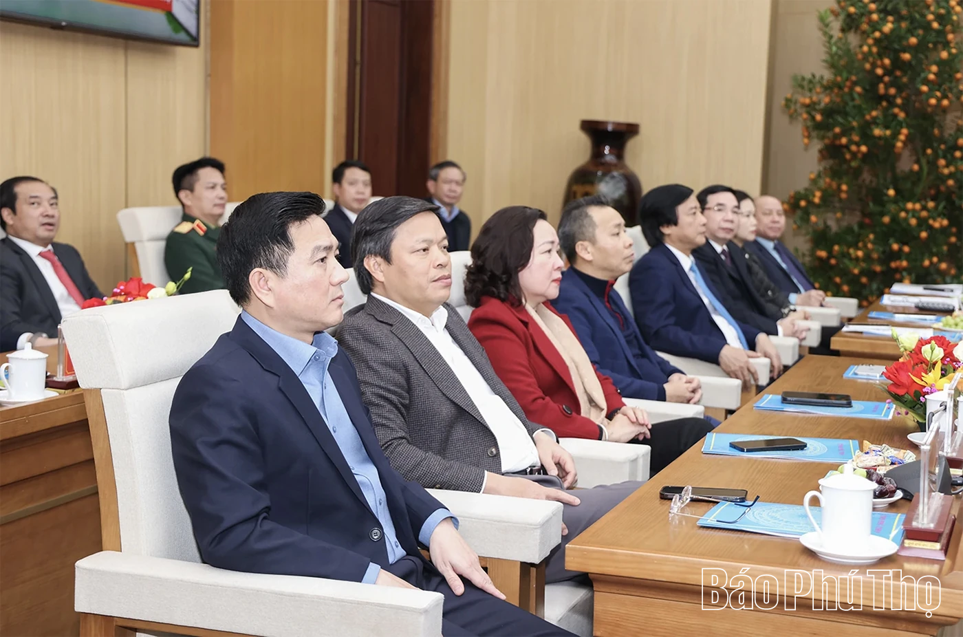 Gặp mặt các đồng chí lãnh đạo, nguyên lãnh đạo Đảng, Nhà nước và tướng lĩnh quê hương Phú Thọ nhân dịp Xuân Bính Ngọ