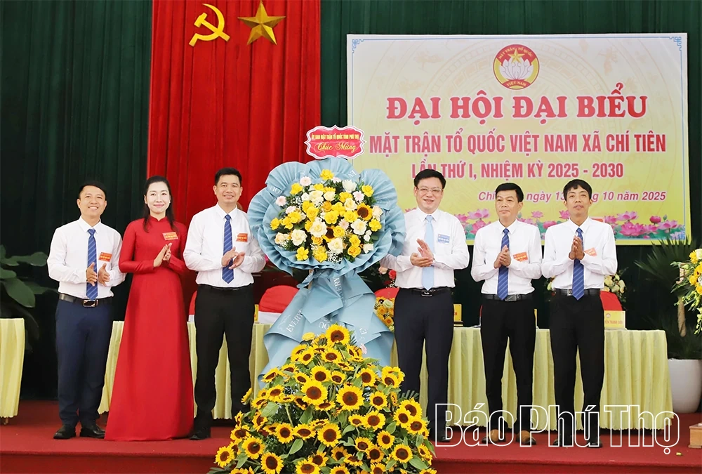Đại hội đại biểu Mặt trận Tổ quốc xã Chí Tiên lần thứ I, nhiệm kỳ 2025-2030