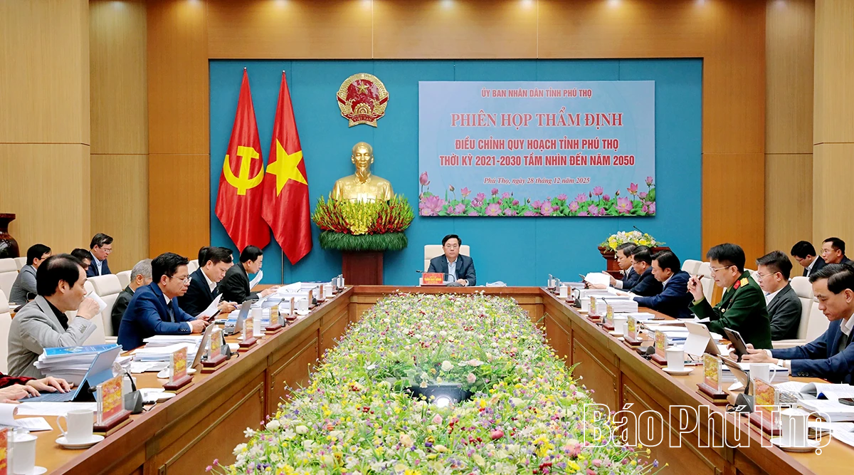 Thẩm định điều chỉnh Quy hoạch tỉnh Ph&uacute; Thọ: Thiết kế kh&ocirc;ng gian ph&aacute;t triển mới sau s&aacute;p nhập