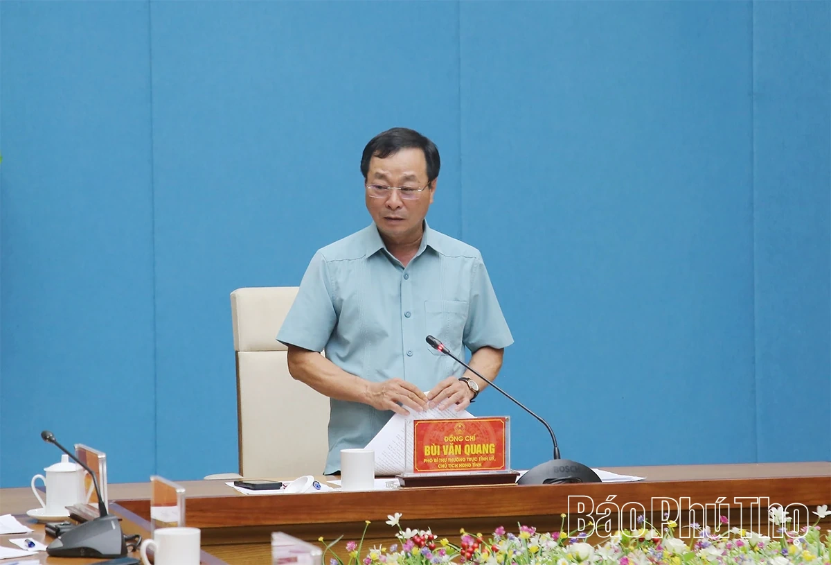 Thống nhất nội dung, chương trình Kỳ họp thứ Hai, HĐND tỉnh khóa XIX