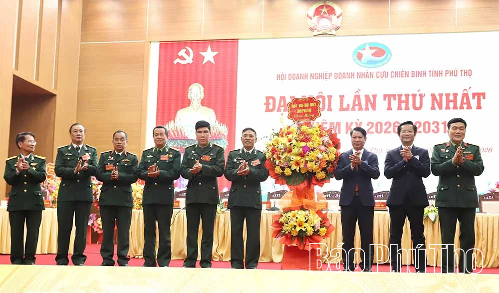 Đại hội Hội Doanh nghiệp doanh nh&acirc;n Cựu chiến binh tỉnh lần thứ Nhất, nhiệm kỳ 2026-2031
