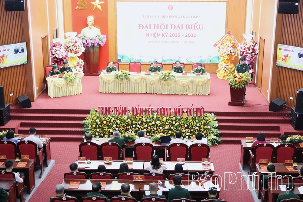 Đại hội Đại biểu Hội Cựu chiến binh xã Lâm Thao lần thứ I, nhiệm kỳ 2025-2030